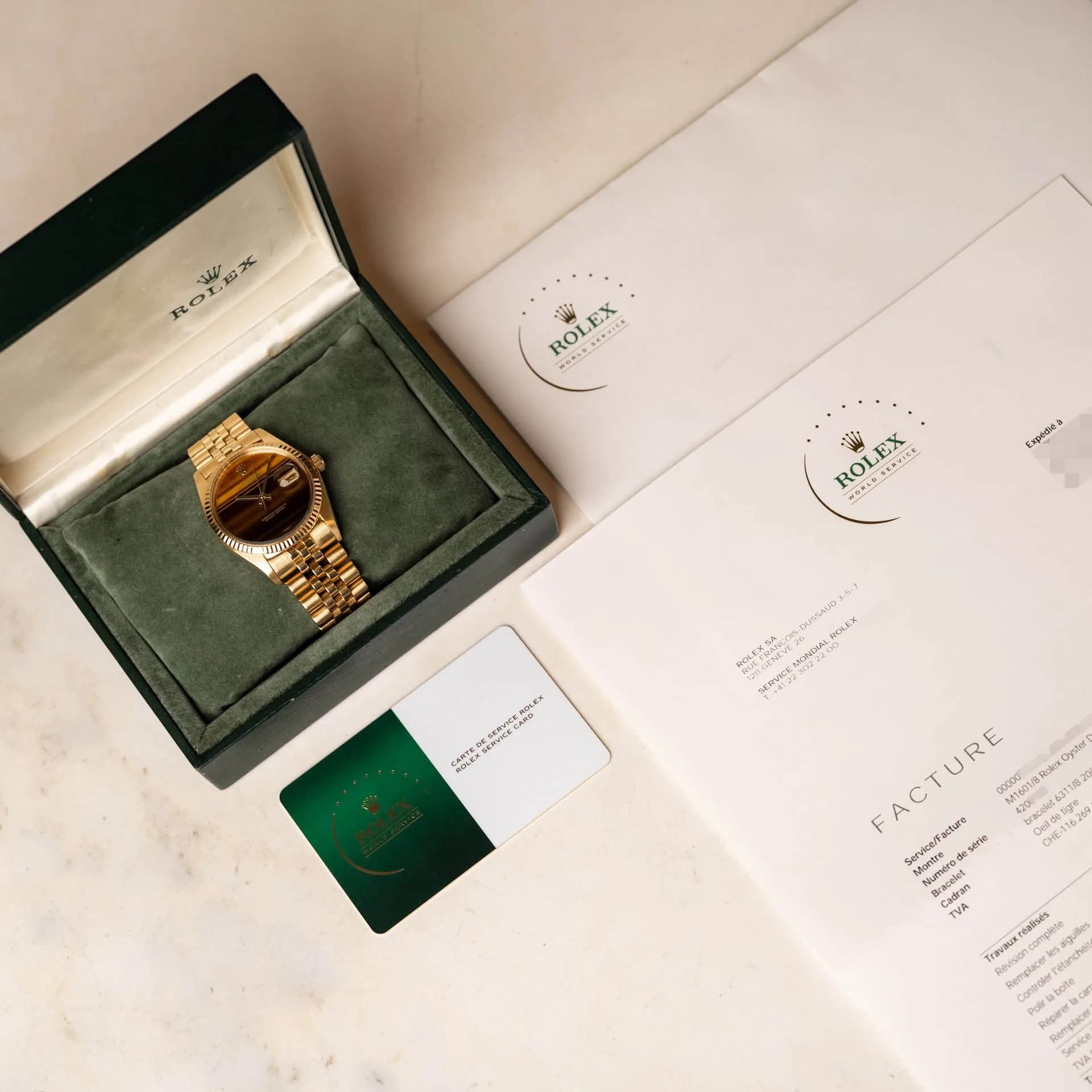 Datejust 1601/8 Yellow Gold "Tiger Eye" – 1974