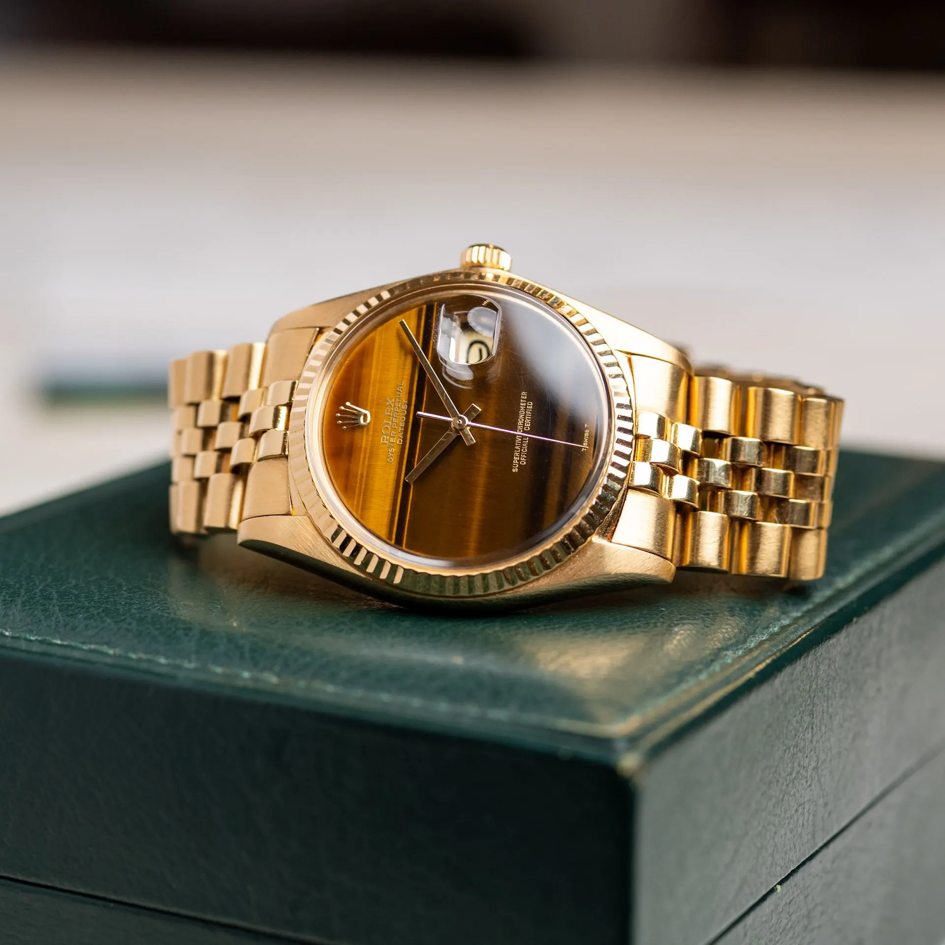 Datejust 1601/8 Yellow Gold "Tiger Eye" – 1974