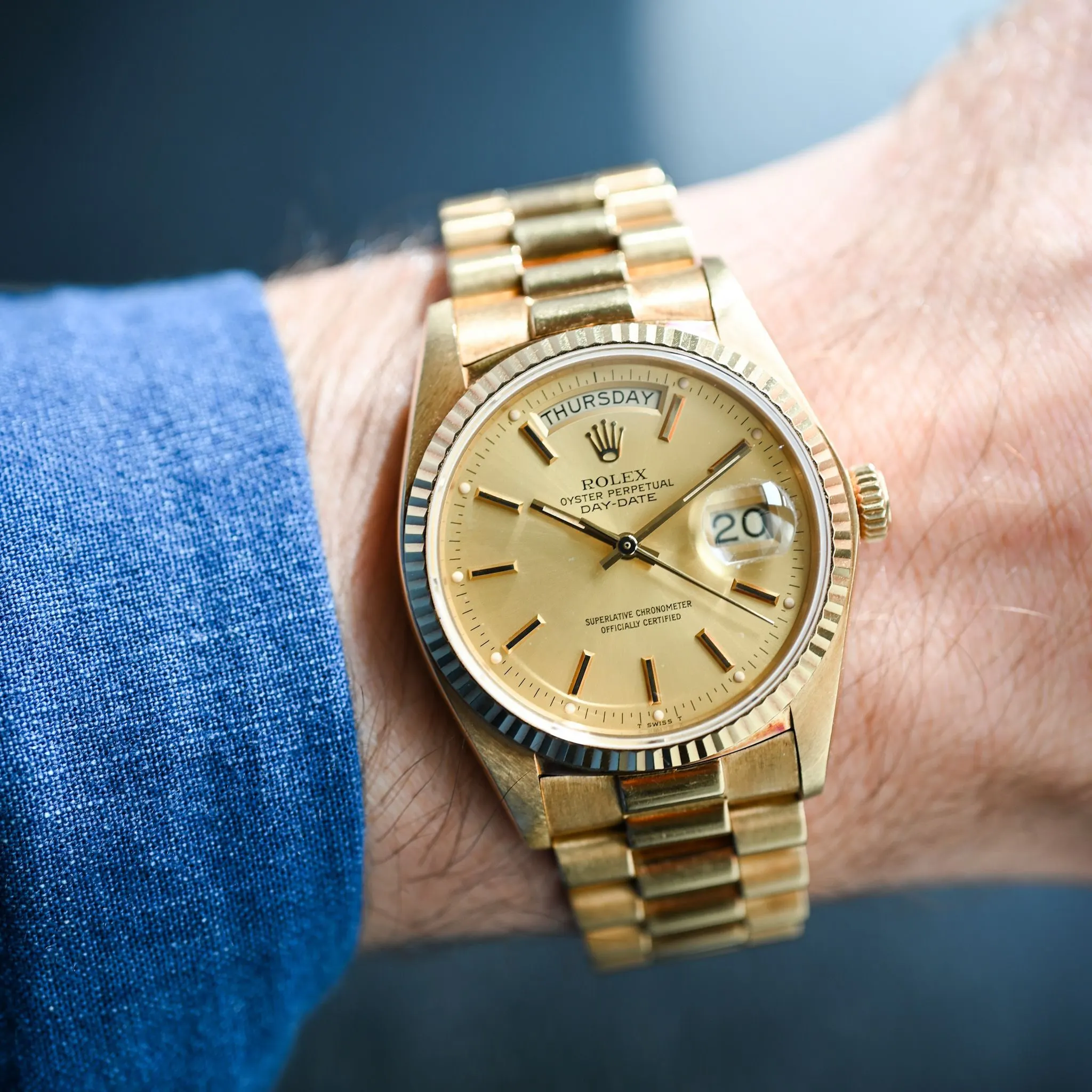 Day-Date 18038 Yellow Gold  – 1978