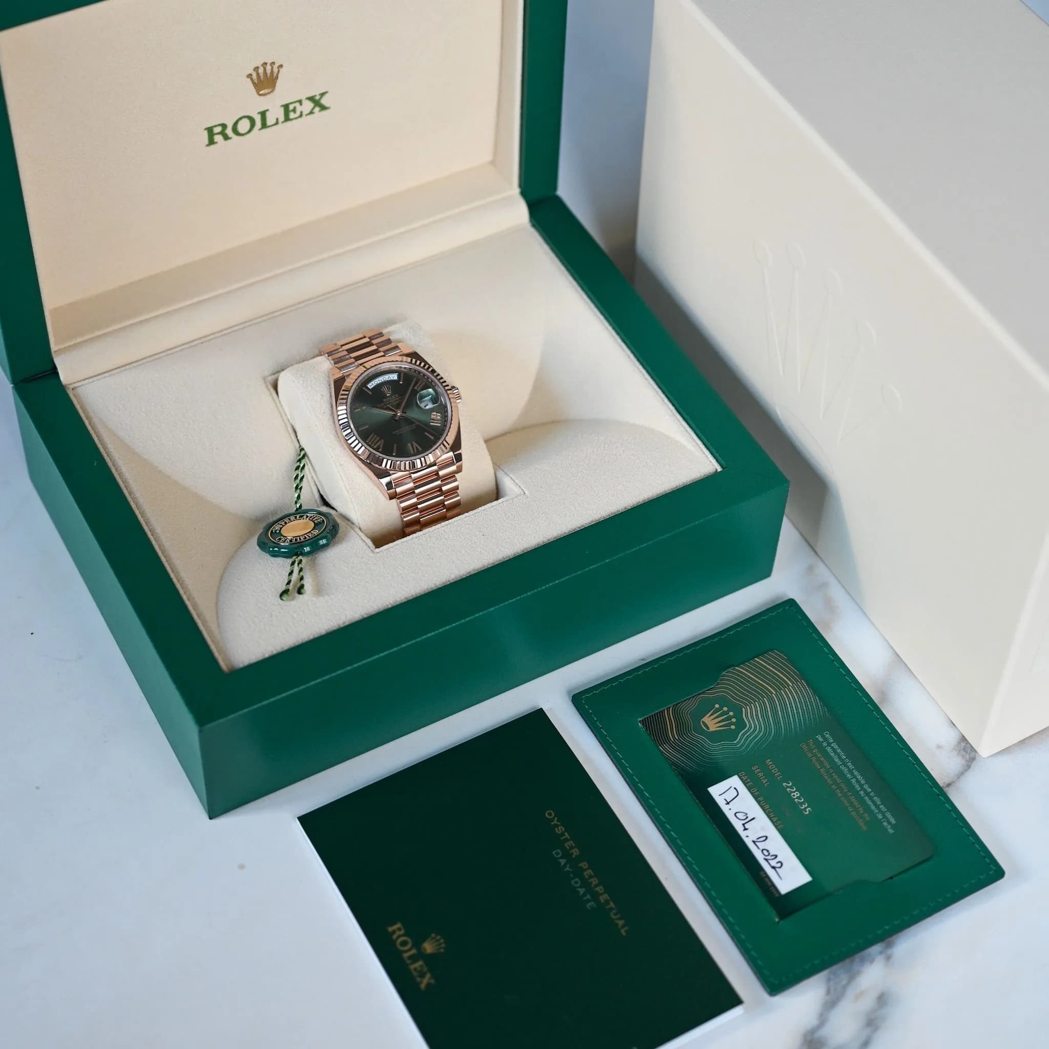 Day-Date 228235 Rose Gold  – 2022