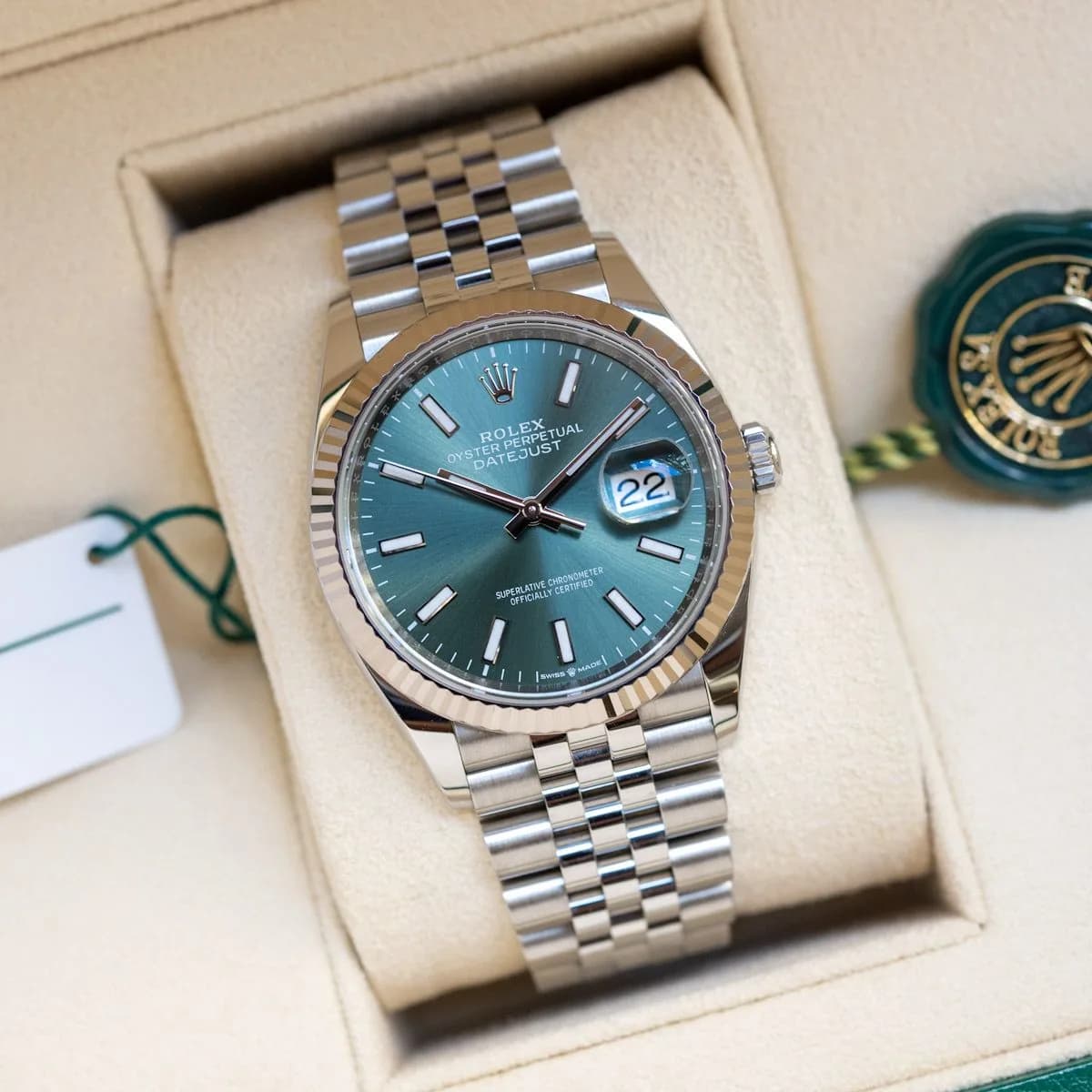 Datejust 126234 Acier "Menthe" – 2022