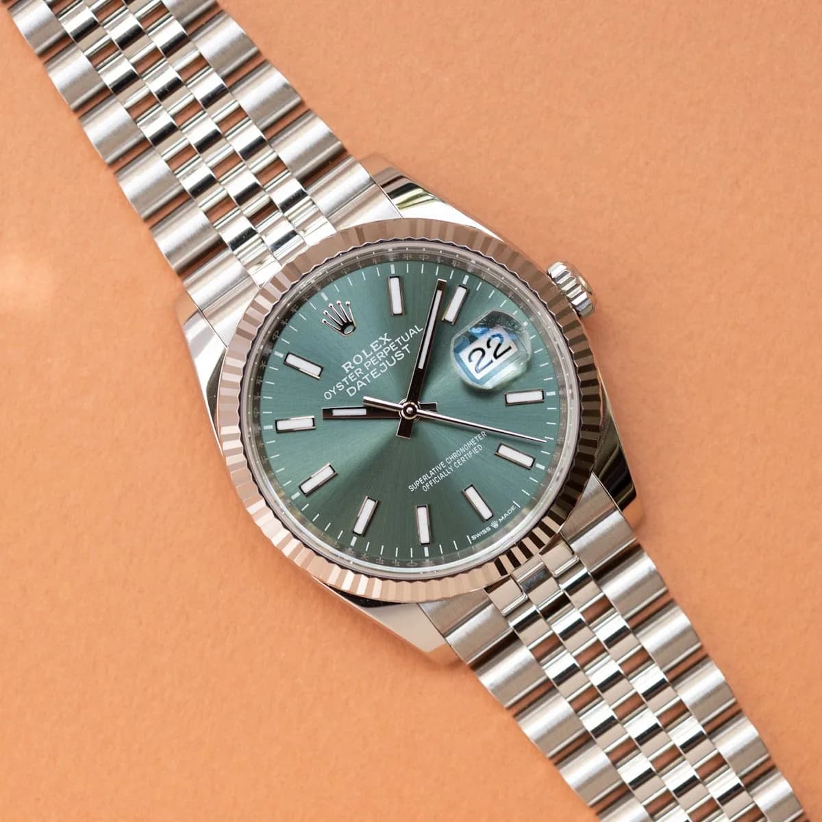 Datejust 126234 Acier "Menthe" – 2022