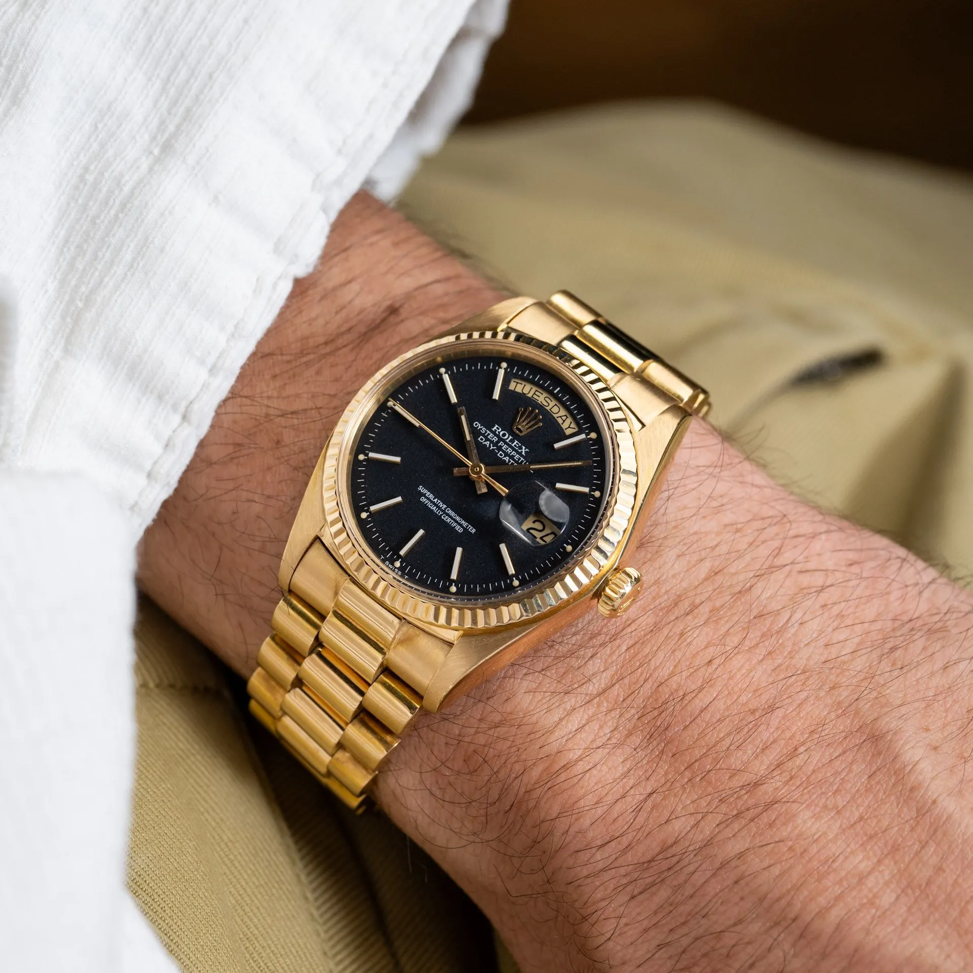 Day-Date 1803 Or Jaune "Confetti" – 1972