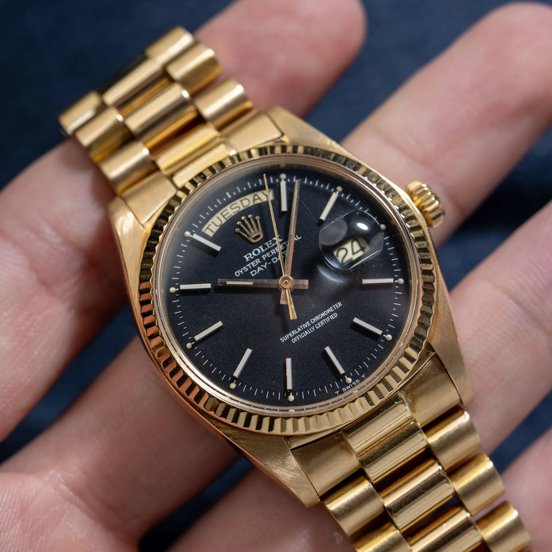 Day-Date 1803 Or Jaune "Confetti" – 1972