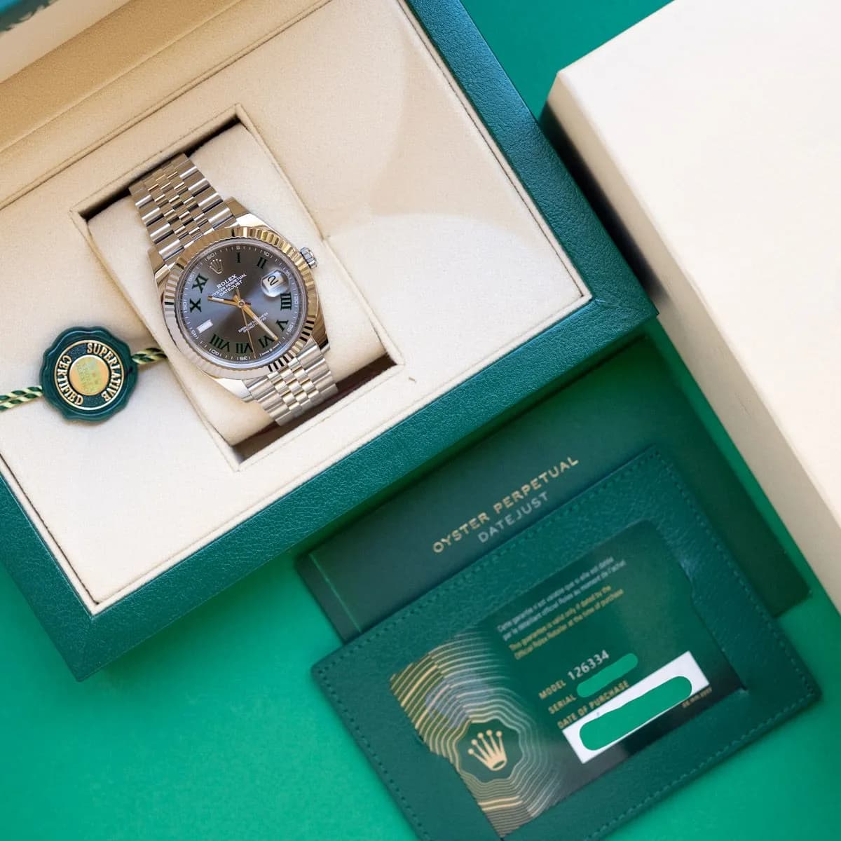 Datejust 126334 Acier "Wimbledon" – 2024