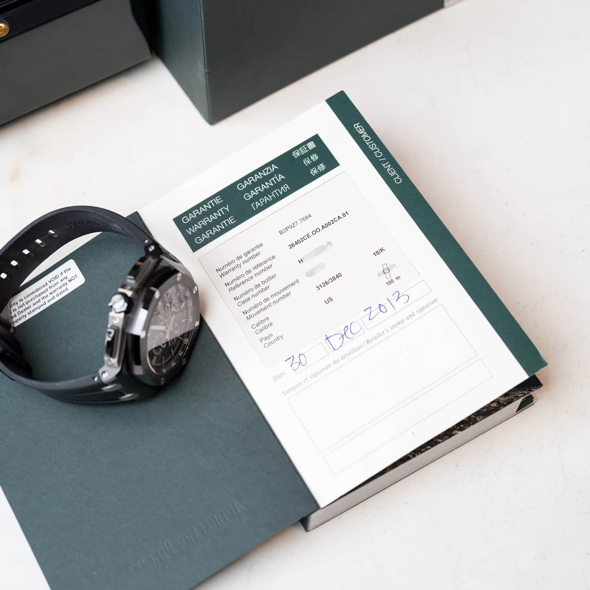 Royal Oak Offshore 26402CE.OO.A002CA.01 Rubber "Black Ceramic" – 2013