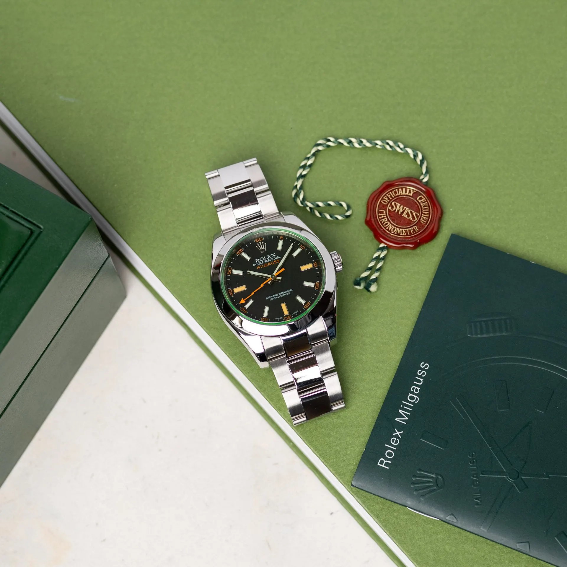 Milgauss 116400GV Acier  – 2008