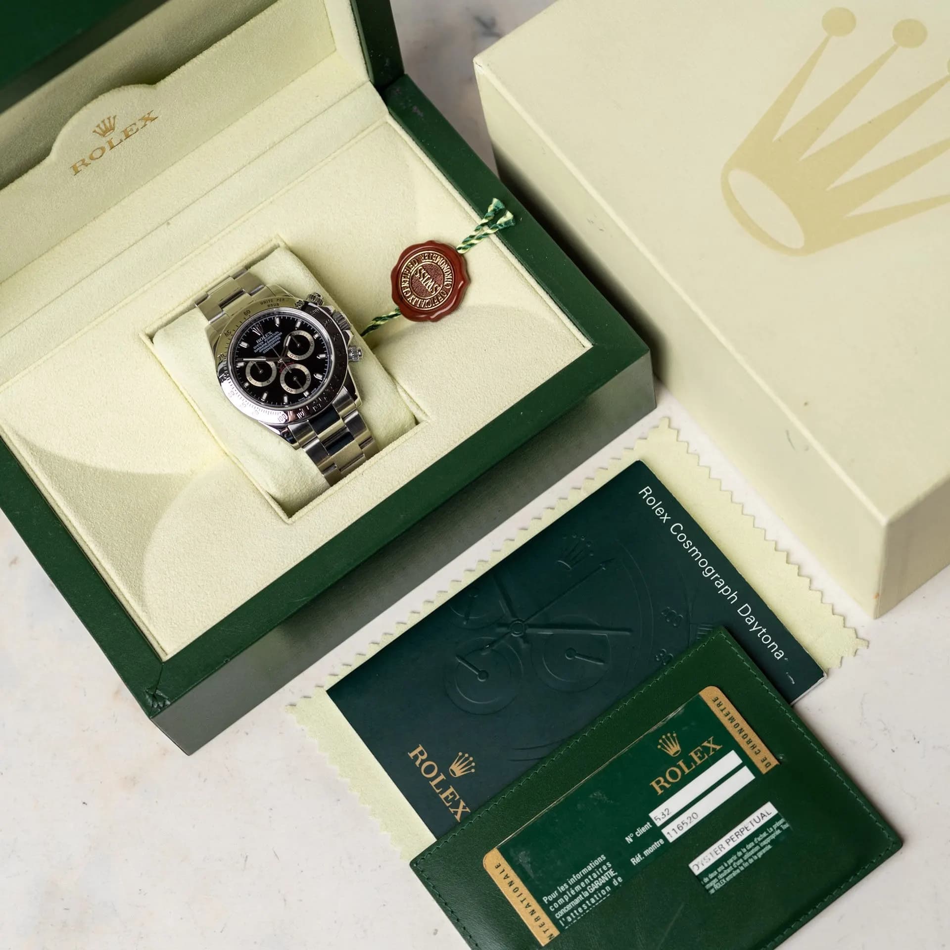 Daytona 116520 Stainless Steel  – 2010