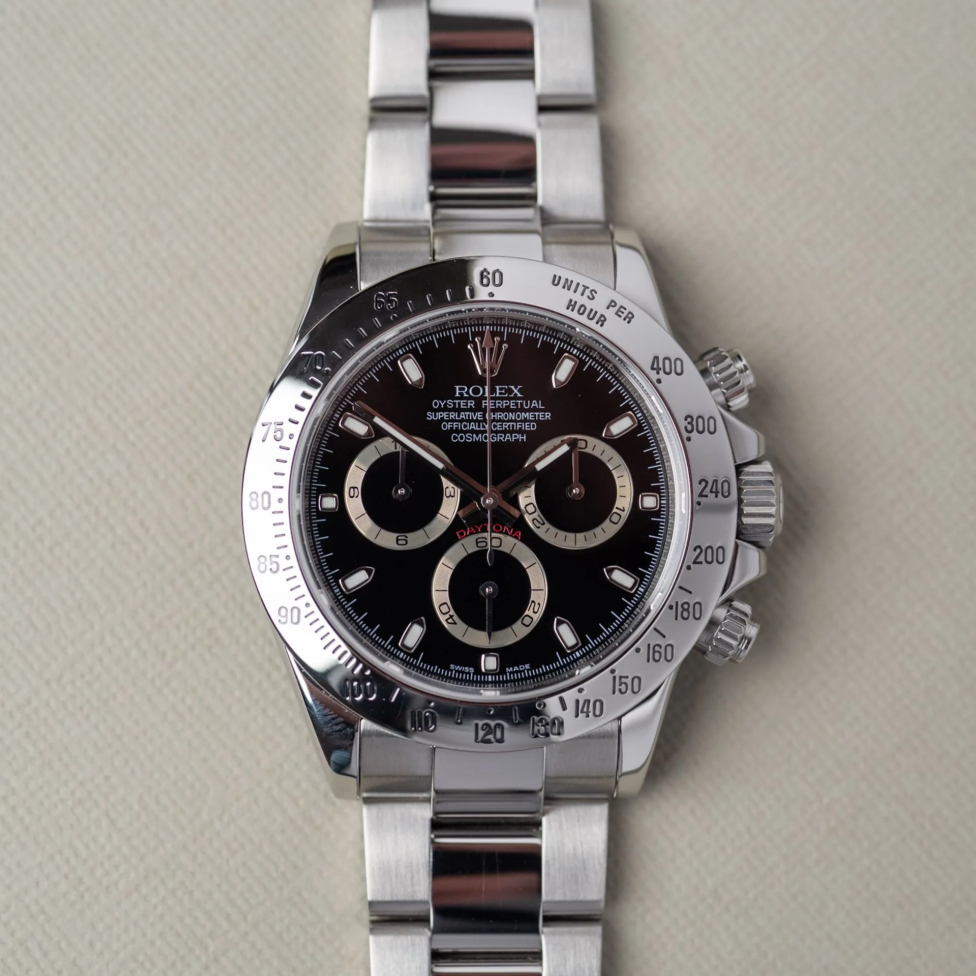 Daytona 116520 Stainless Steel  – 2010