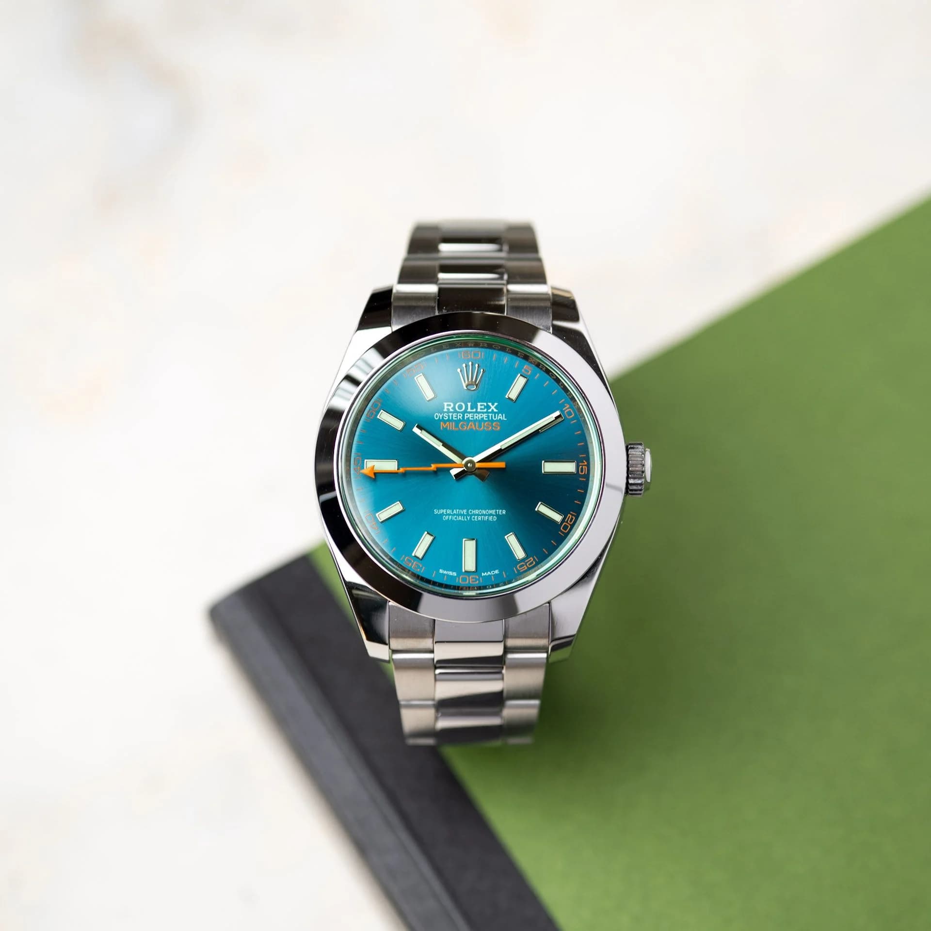 Milgauss 116400GV Acier "Z-Blue" – 2023