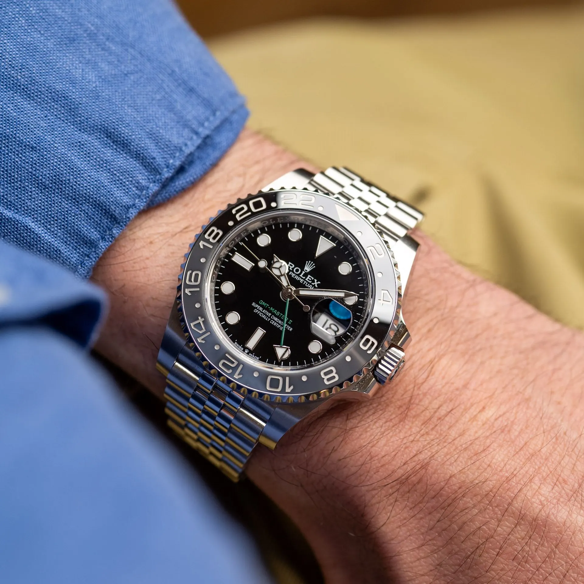 GMT-Master II 126710GRNR Acier "Bruce Wayne" – 2024