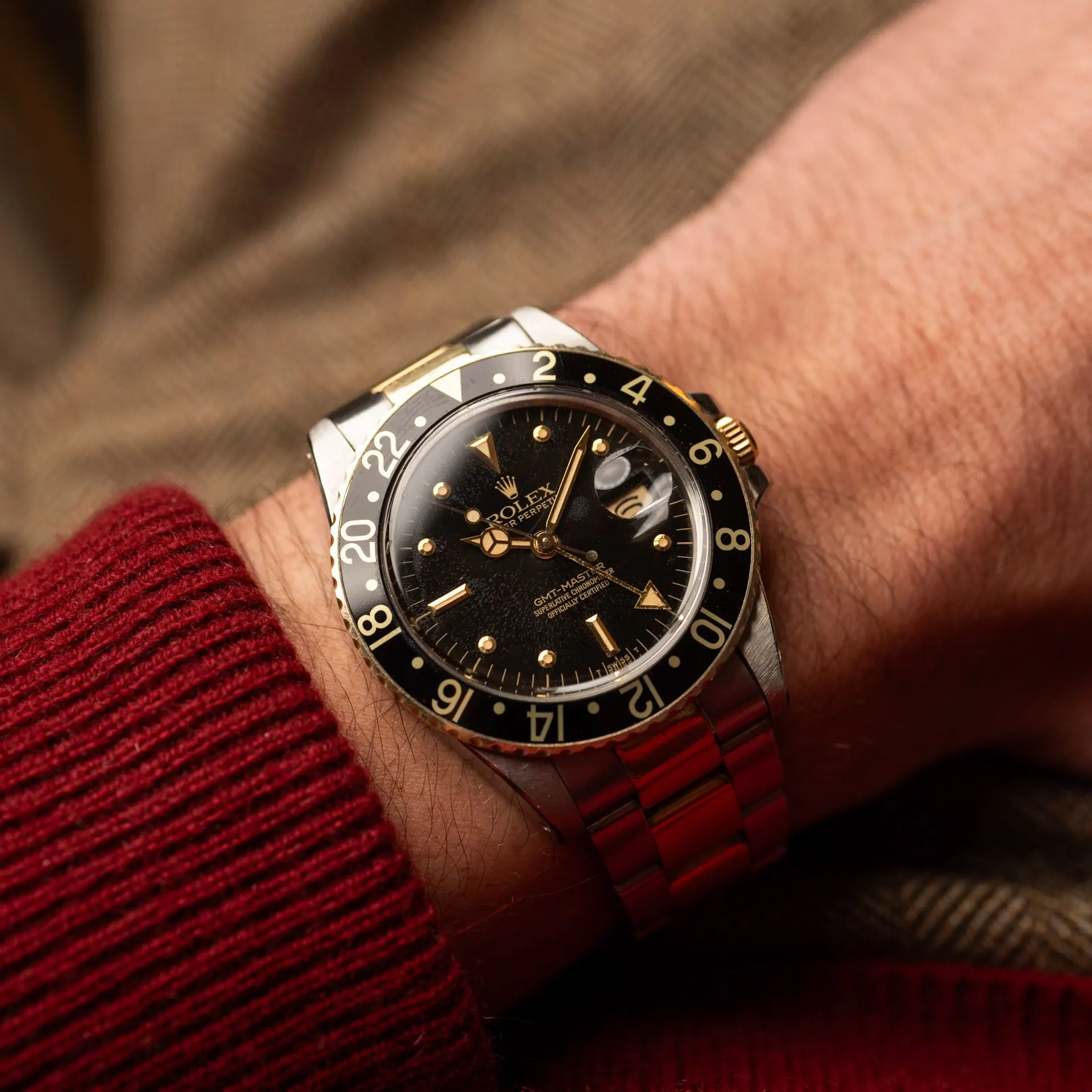 GMT-Master 16753 Steel and Gold "Nipple Dial" – 1979
