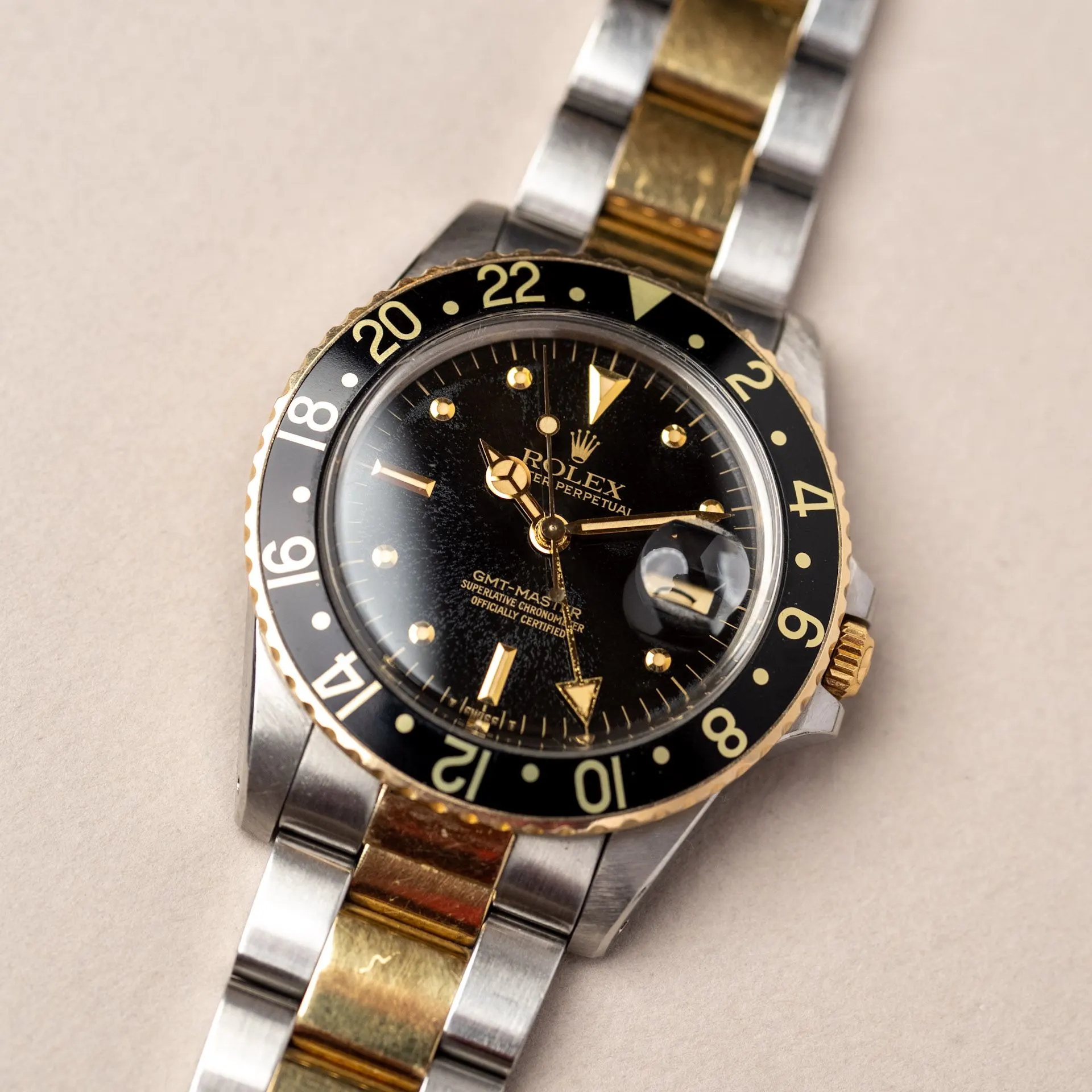 GMT-Master 16753 Steel and Gold "Nipple Dial" – 1979