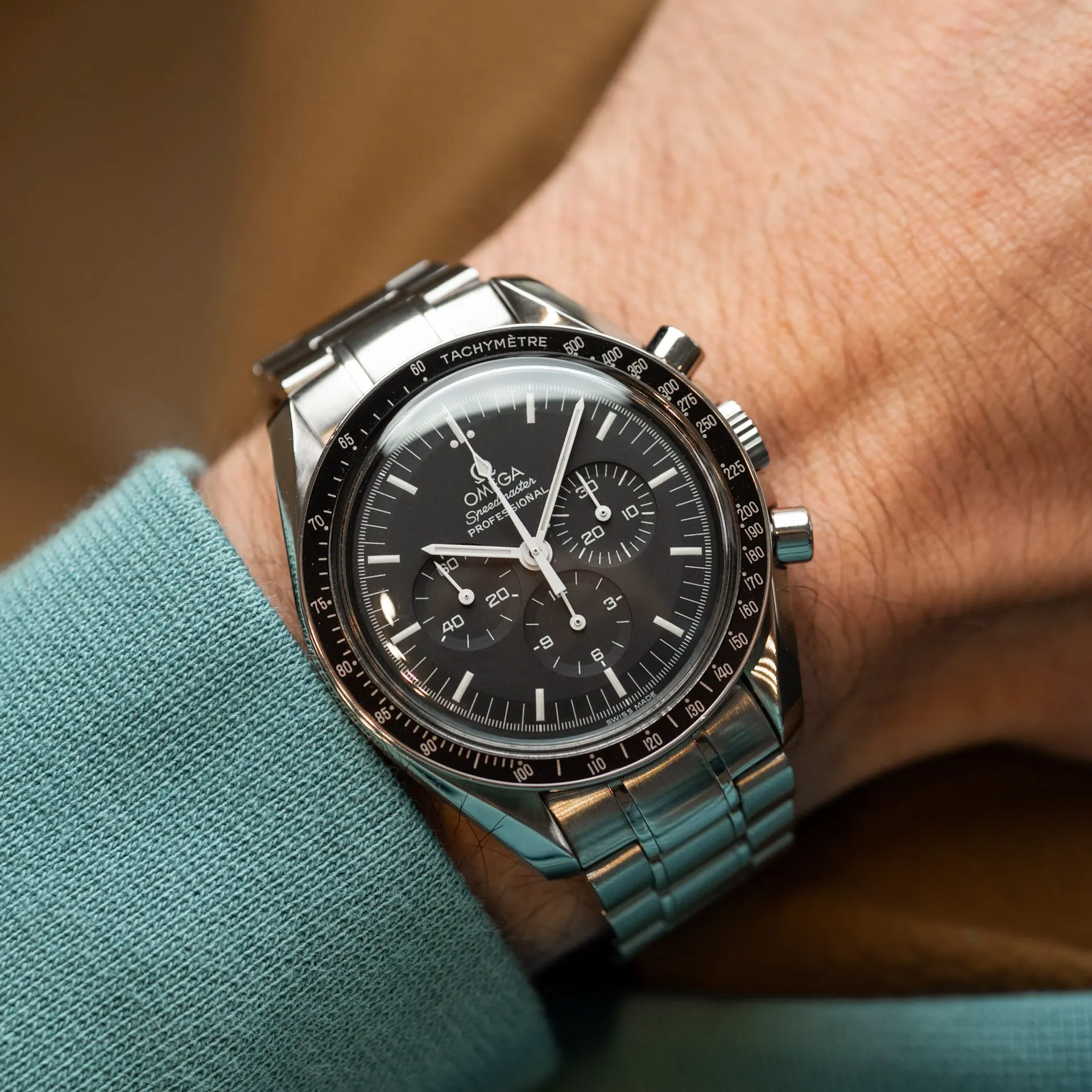 Speedmaster 3572.50.00 Acier "Hesalite Sandwich" – 2005