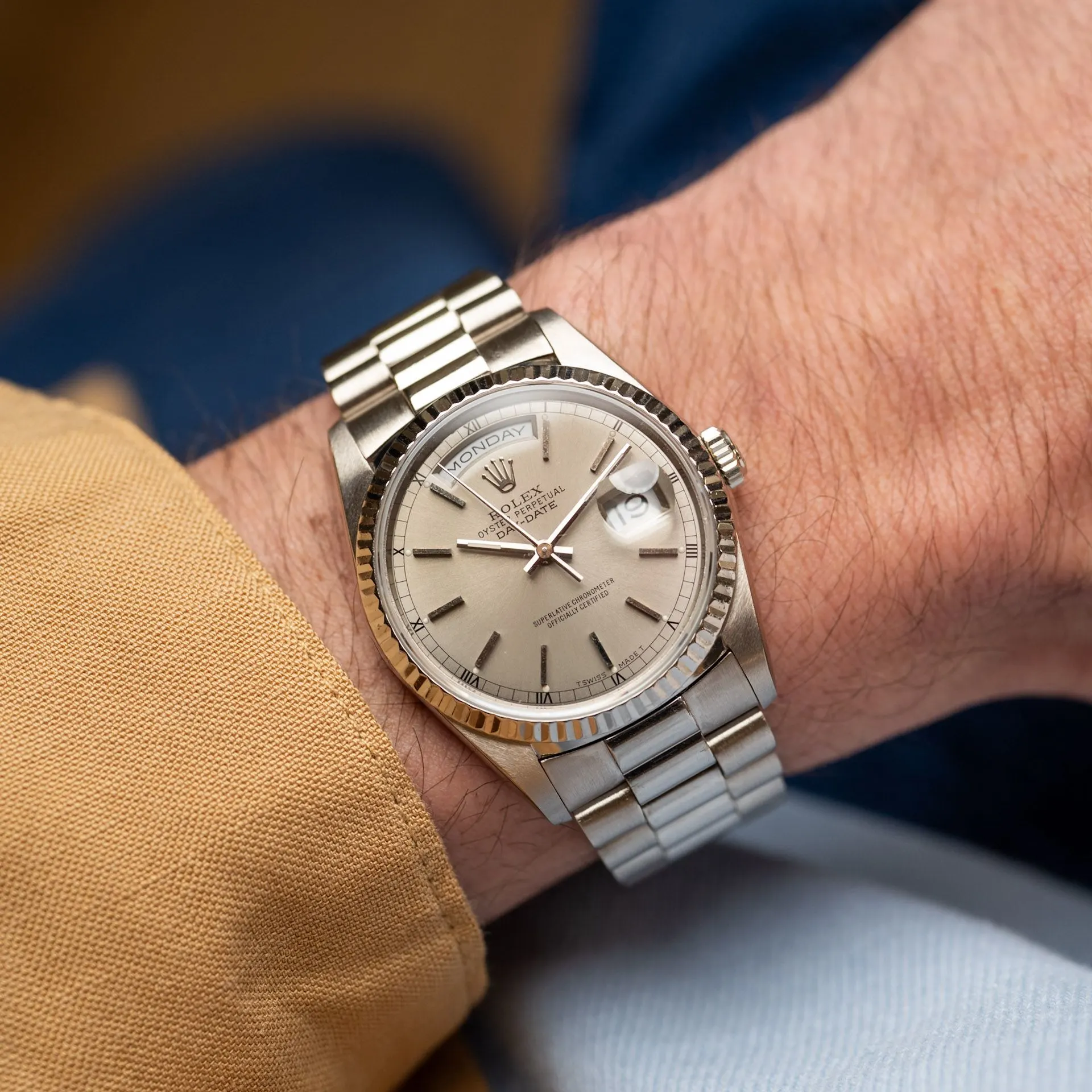 Day-Date 18239 Or Blanc "President" – 1991
