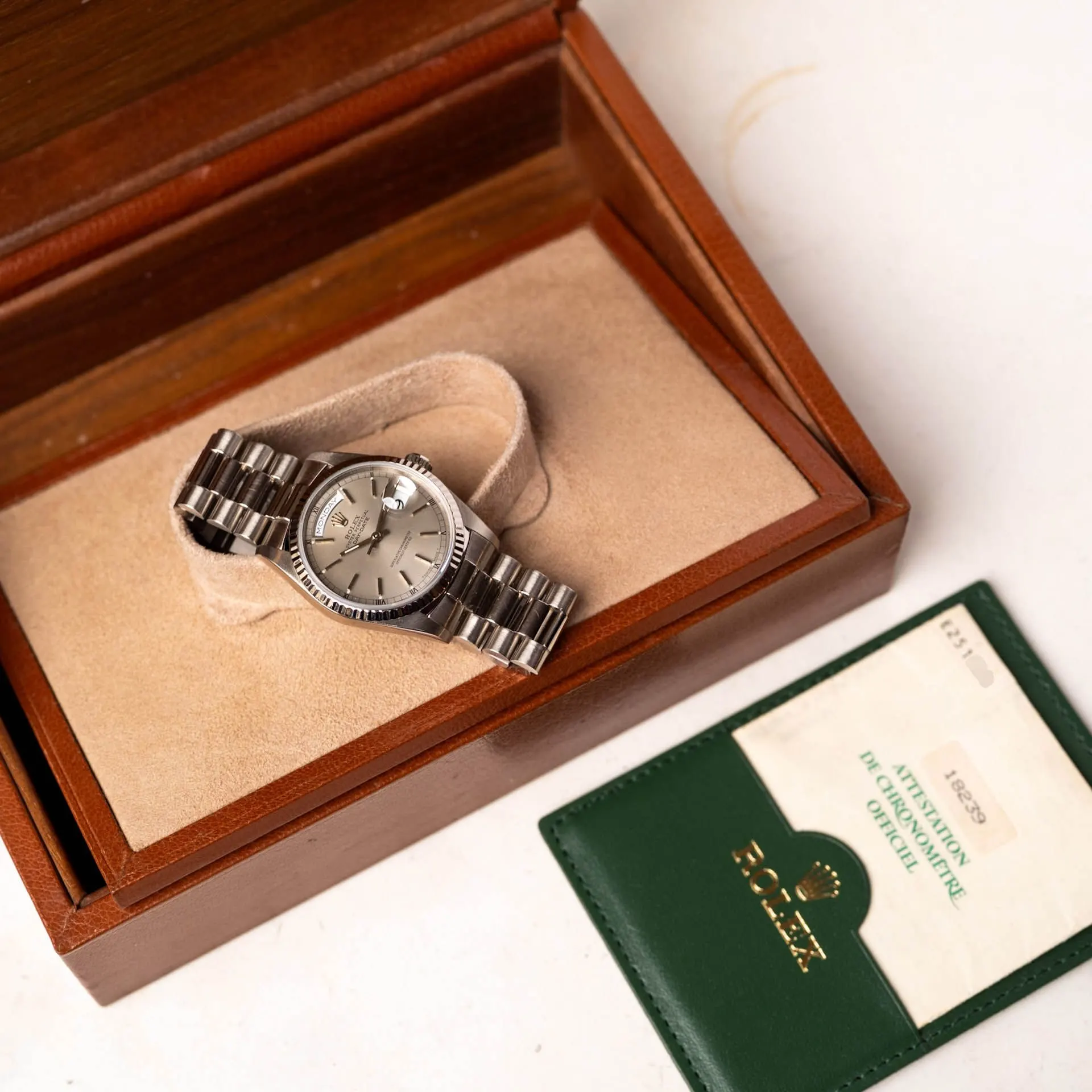 Day-Date 18239 Or Blanc "President" – 1991