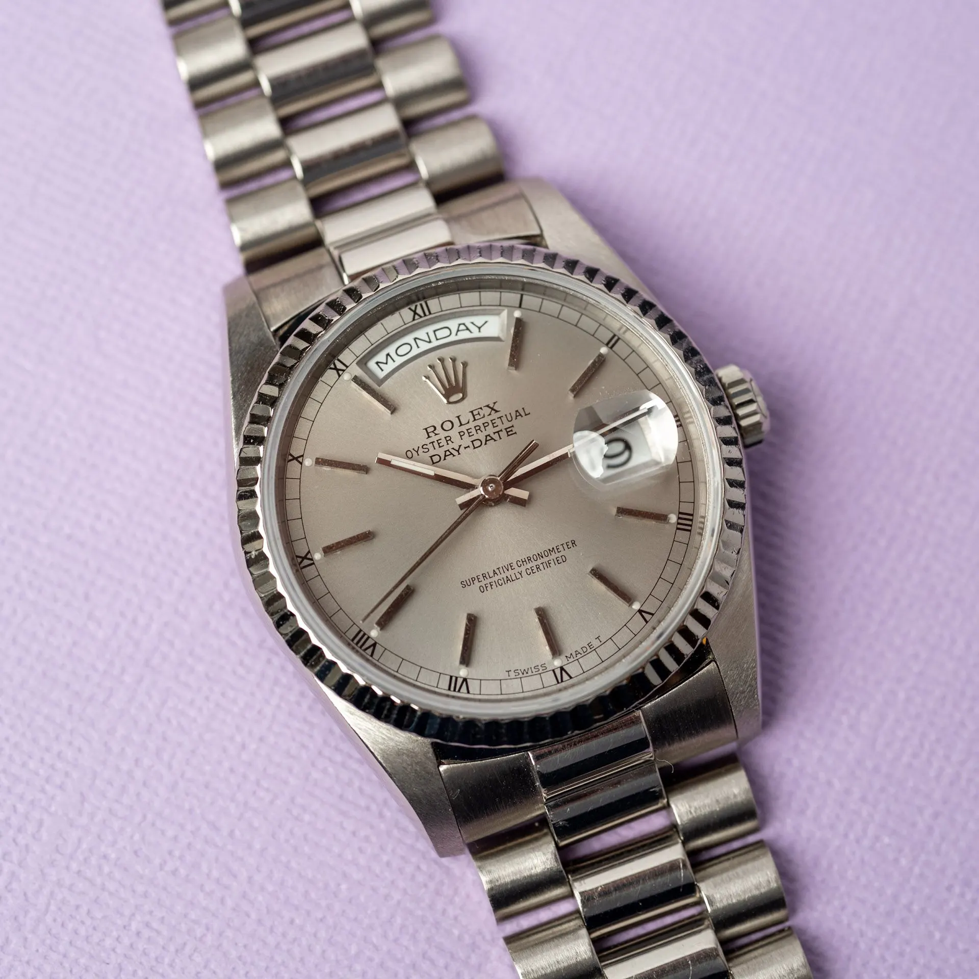 Day-Date 18239 Or Blanc "President" – 1991