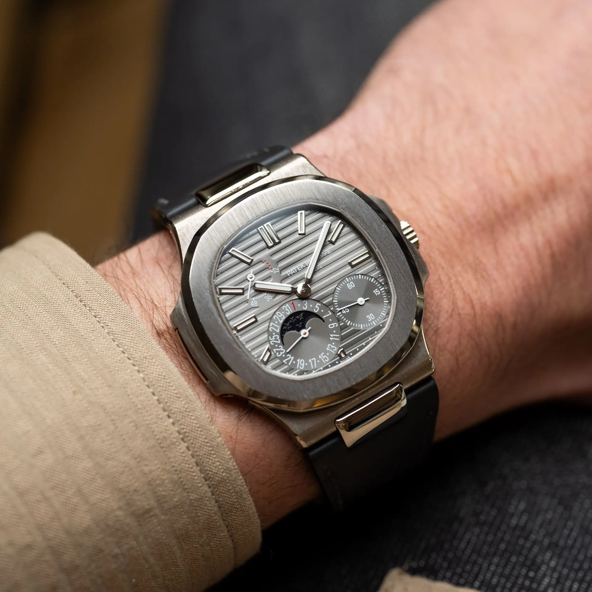 Nautilus 5712G-001 Cuir "Moon Phase" – 2008