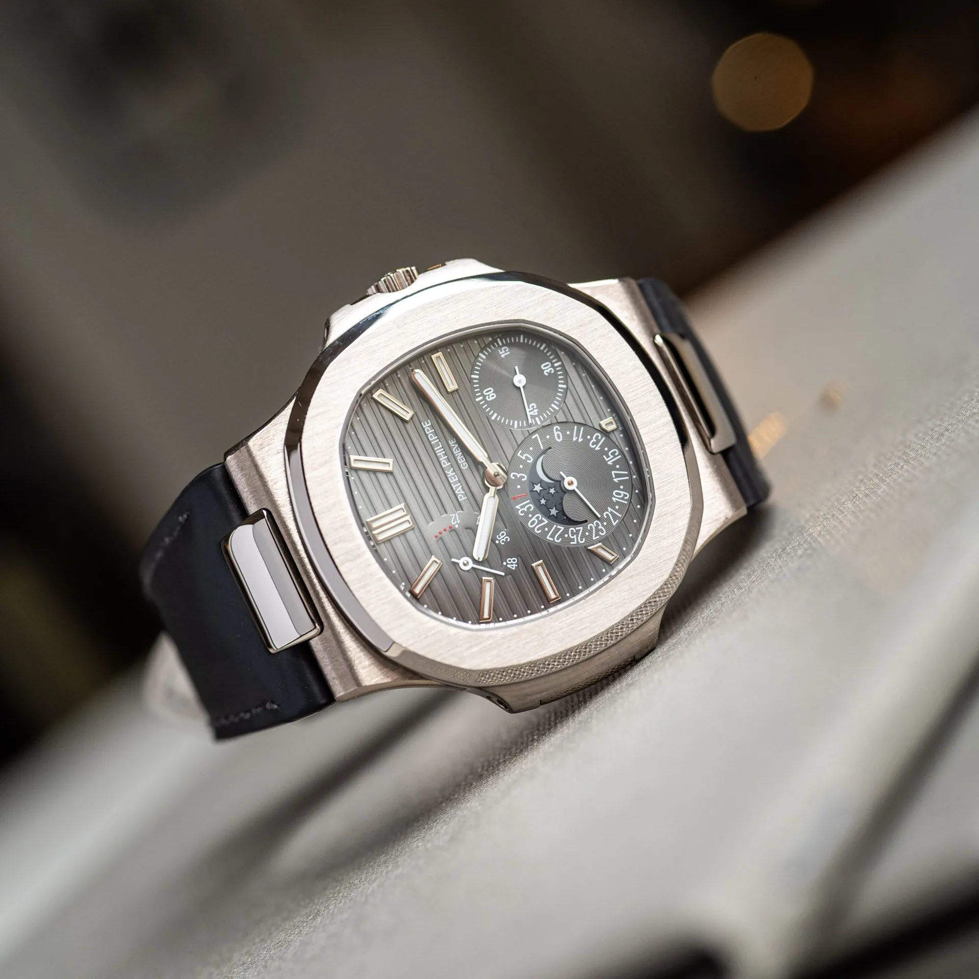 Nautilus 5712G-001 Cuir "Moon Phase" – 2008