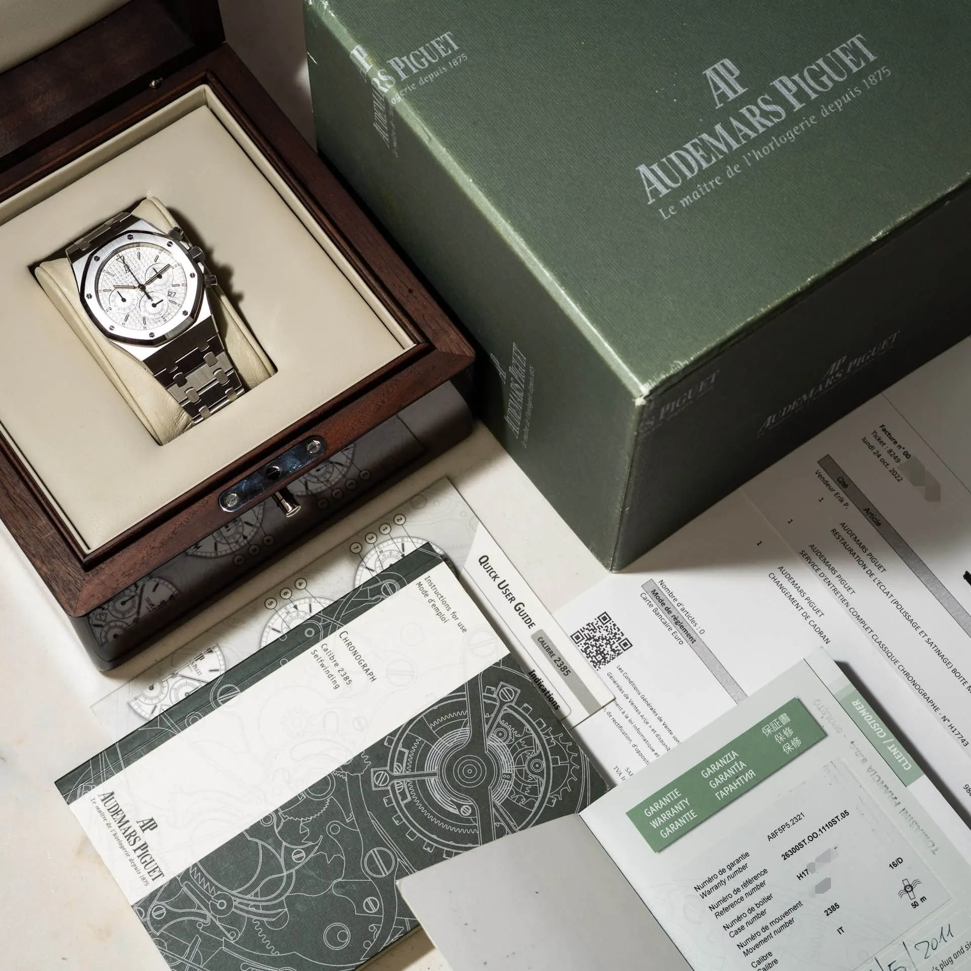 Royal Oak 26300ST.OO.1110ST.05 Acier "White Kasparov" – 2011