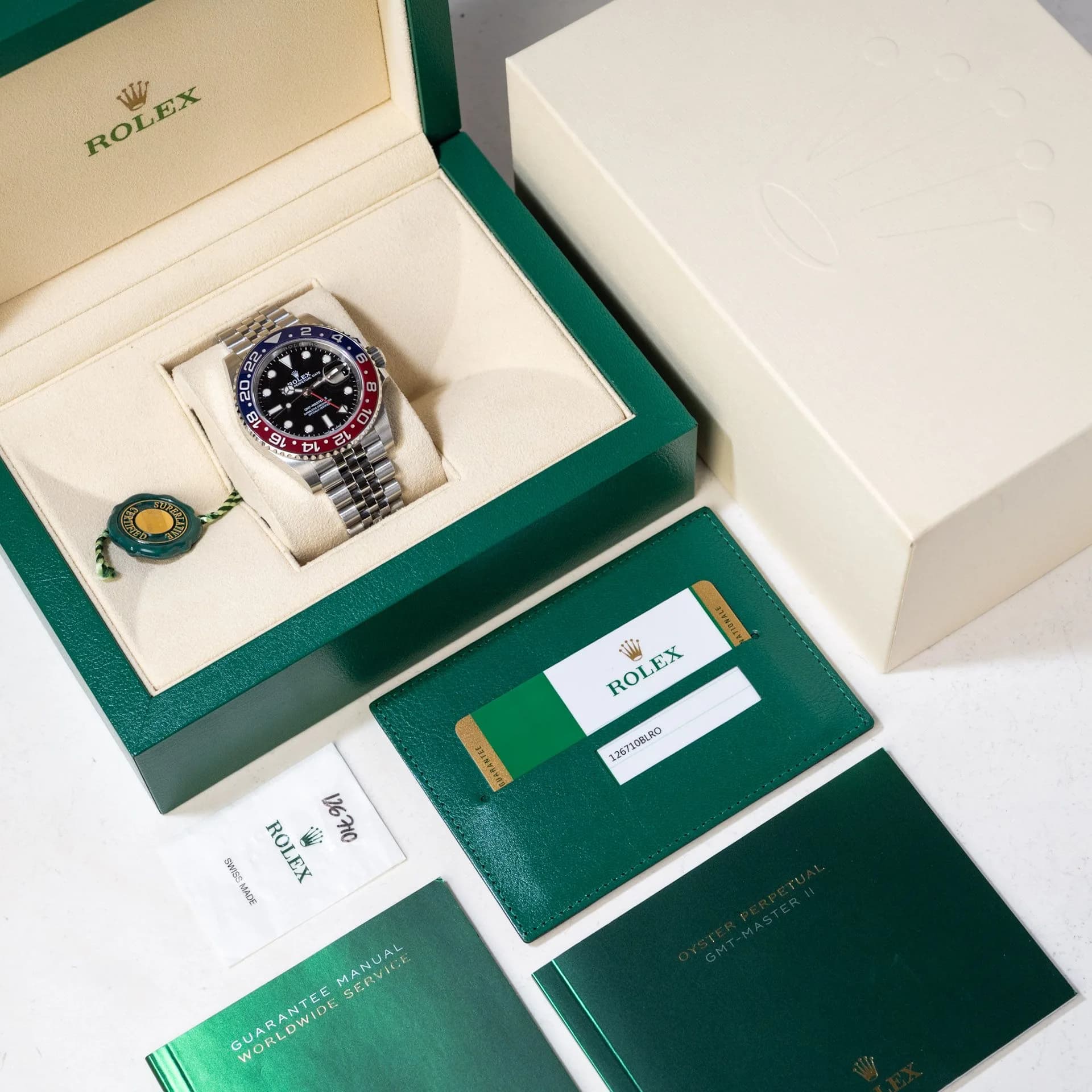 GMT-Master II 126710BLRO Stainless Steel "Pepsi" – 2019