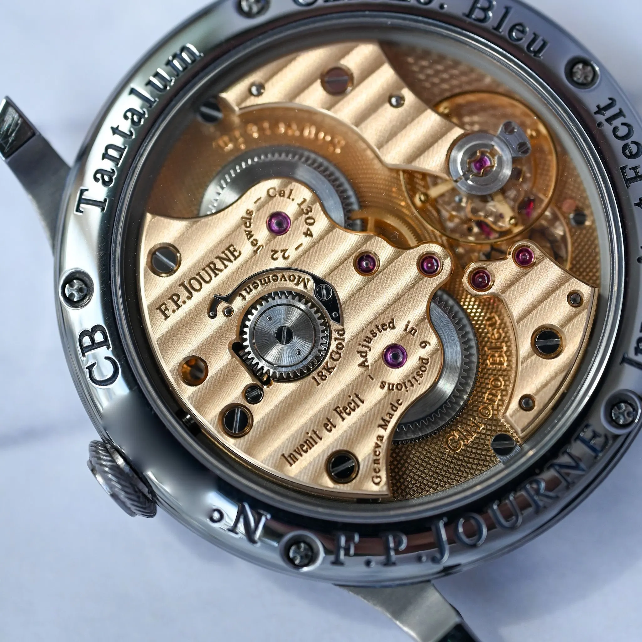 Chronomètre Bleu CB Leather  – 2020