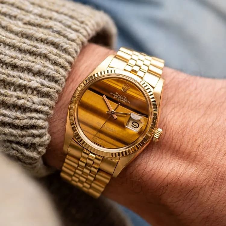 Datejust 1601/8 Yellow Gold "Tiger Eye" – 1974