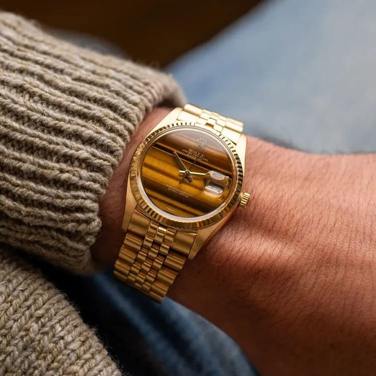 Datejust 1601/8 Yellow Gold "Tiger Eye" – 1974