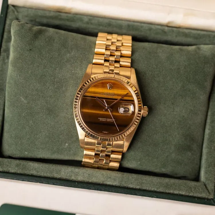 Datejust 1601/8 Yellow Gold "Tiger Eye" – 1974