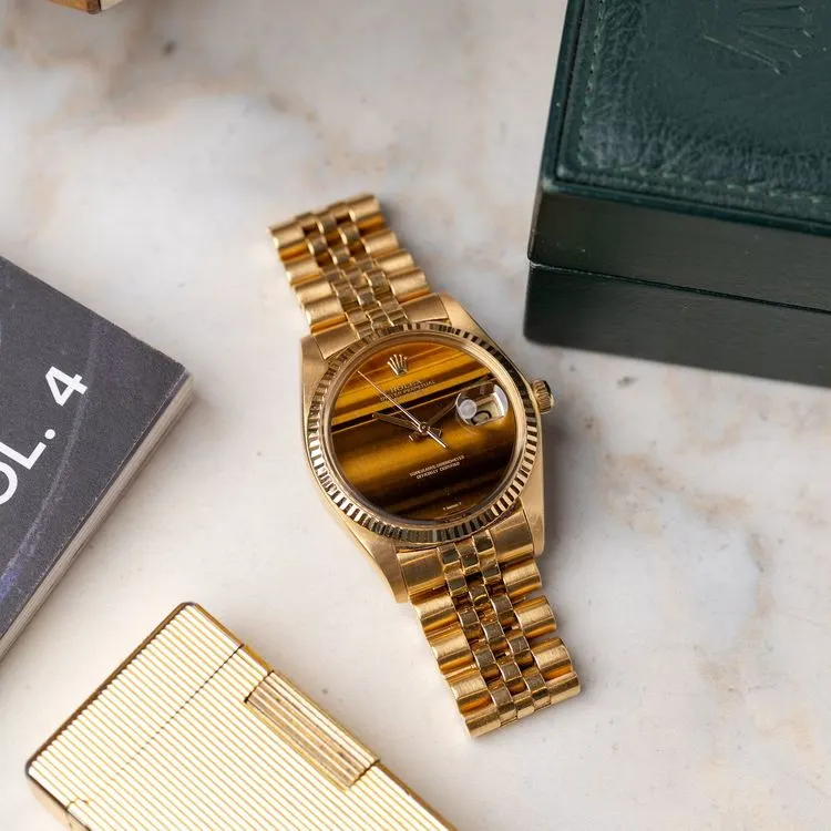 Datejust 1601/8 Yellow Gold "Tiger Eye" – 1974