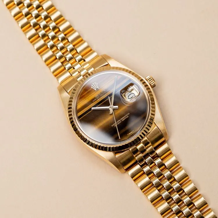 Datejust 1601/8 Yellow Gold "Tiger Eye" – 1974