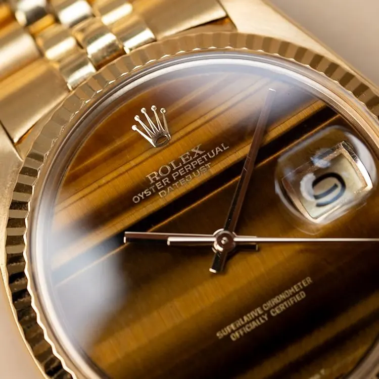 Datejust 1601/8 Yellow Gold "Tiger Eye" – 1974
