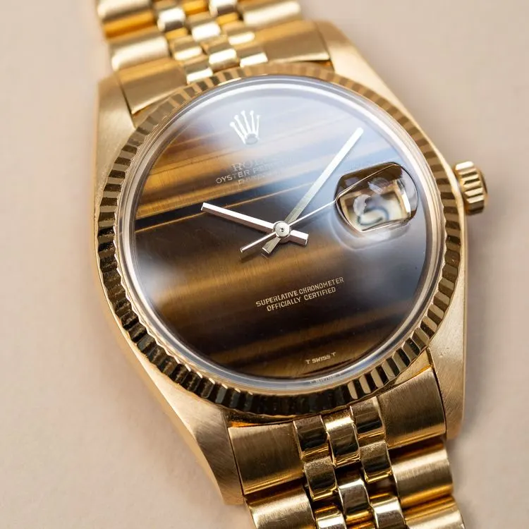 Datejust 1601/8 Yellow Gold "Tiger Eye" – 1974