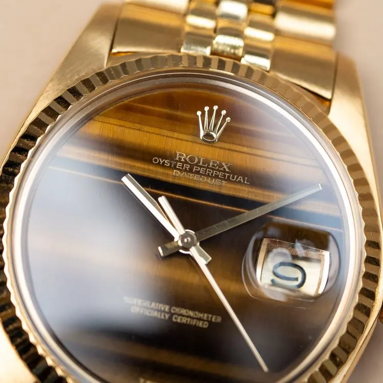 Datejust 1601/8 Yellow Gold "Tiger Eye" – 1974