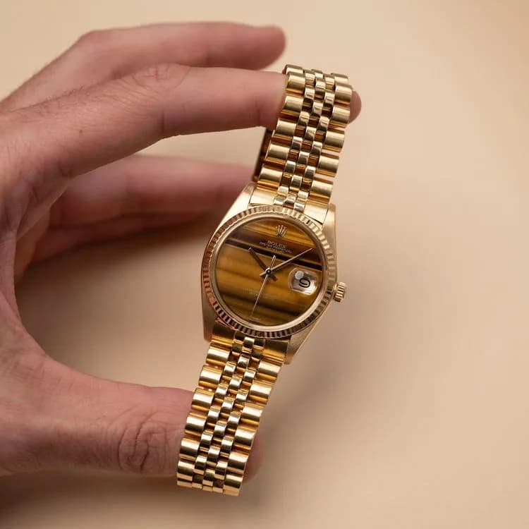 Datejust 1601/8 Yellow Gold "Tiger Eye" – 1974