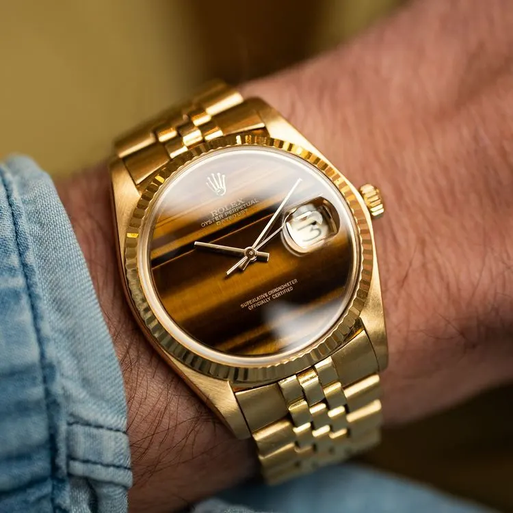 Datejust 1601/8 Yellow Gold "Tiger Eye" – 1974