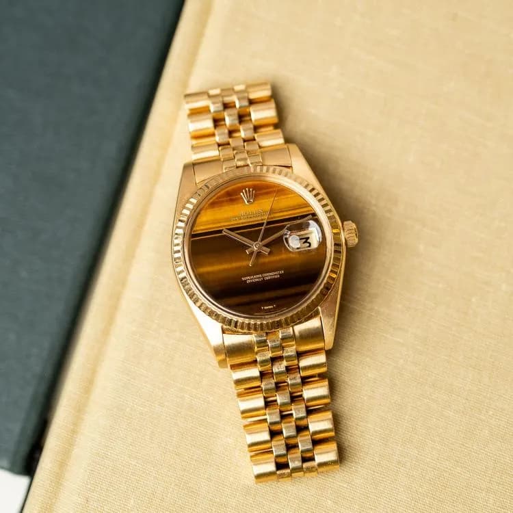 Datejust 1601/8 Yellow Gold "Tiger Eye" – 1974