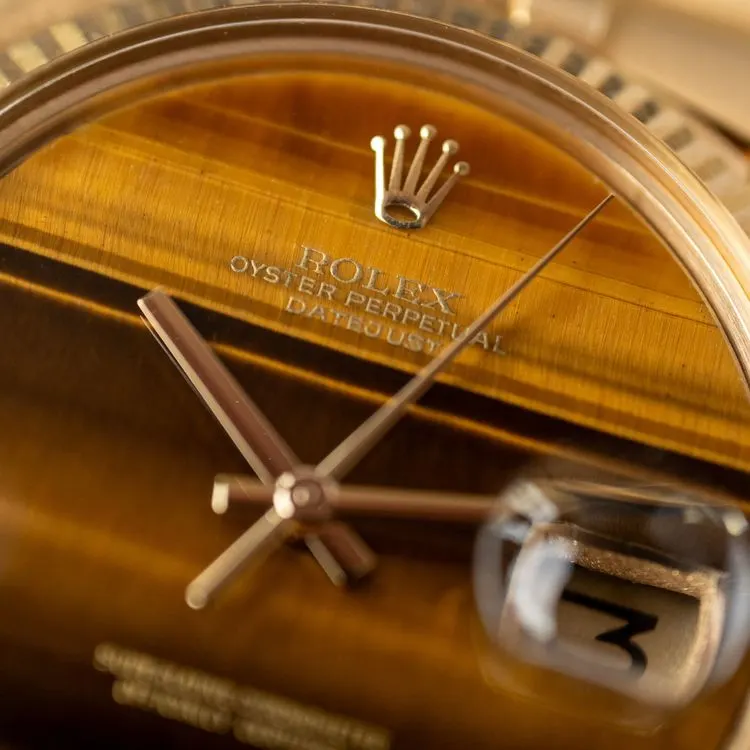 Datejust 1601/8 Yellow Gold "Tiger Eye" – 1974