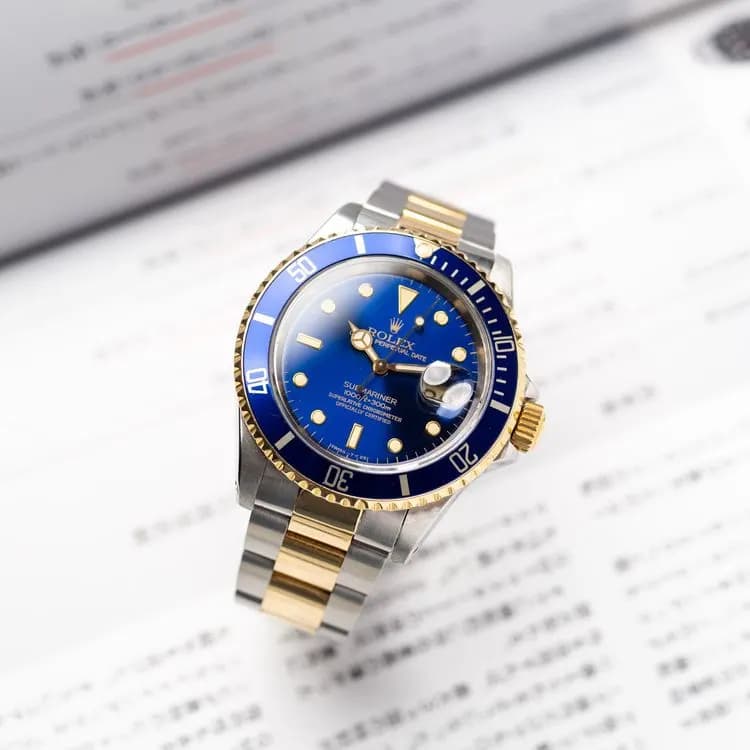 Submariner 16613 Or et Acier "Bluesy" – 1991