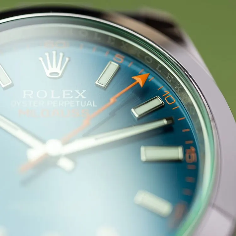 Milgauss 116400GV Acier "Z-Blue" – 2023