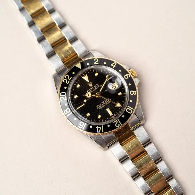 GMT-Master 16753 Steel and Gold "Nipple Dial" – 1979
