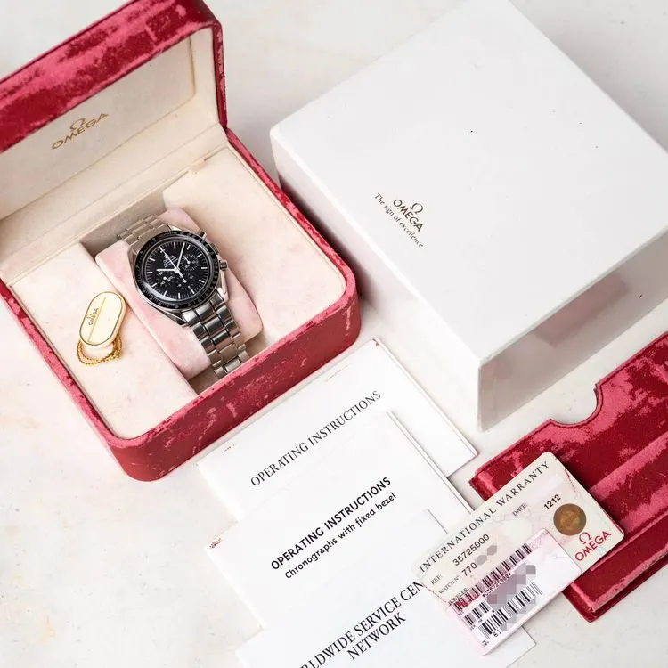 Speedmaster 3572.50.00 Acier "Hesalite Sandwich" – 2005