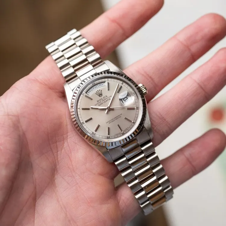 Day-Date 18239 Or Blanc "President" – 1991