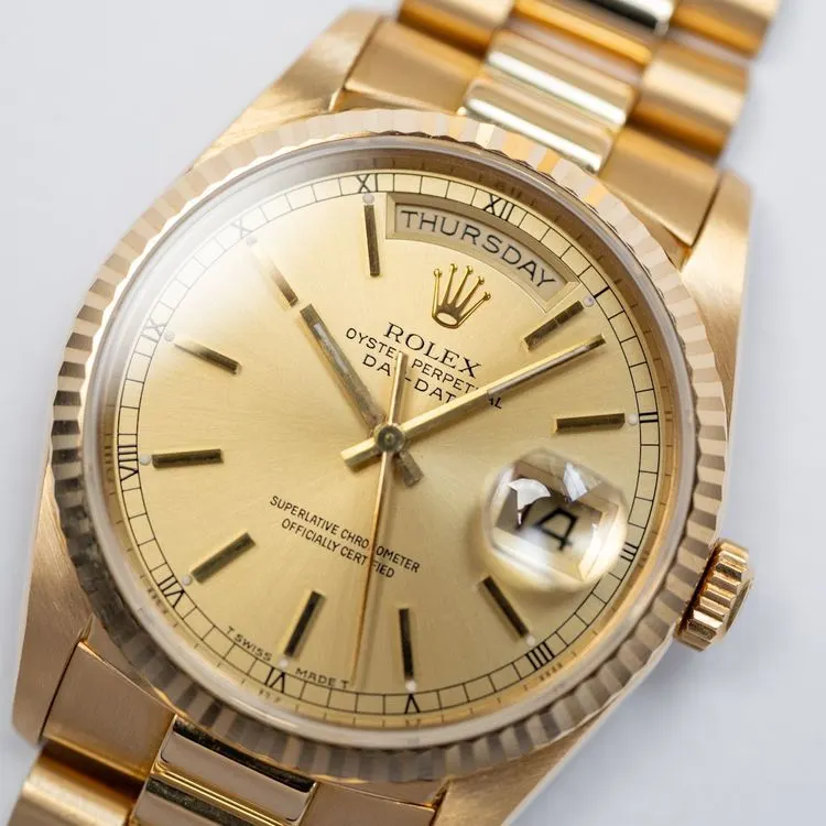 Day-Date 18238 Yellow Gold  – 1989