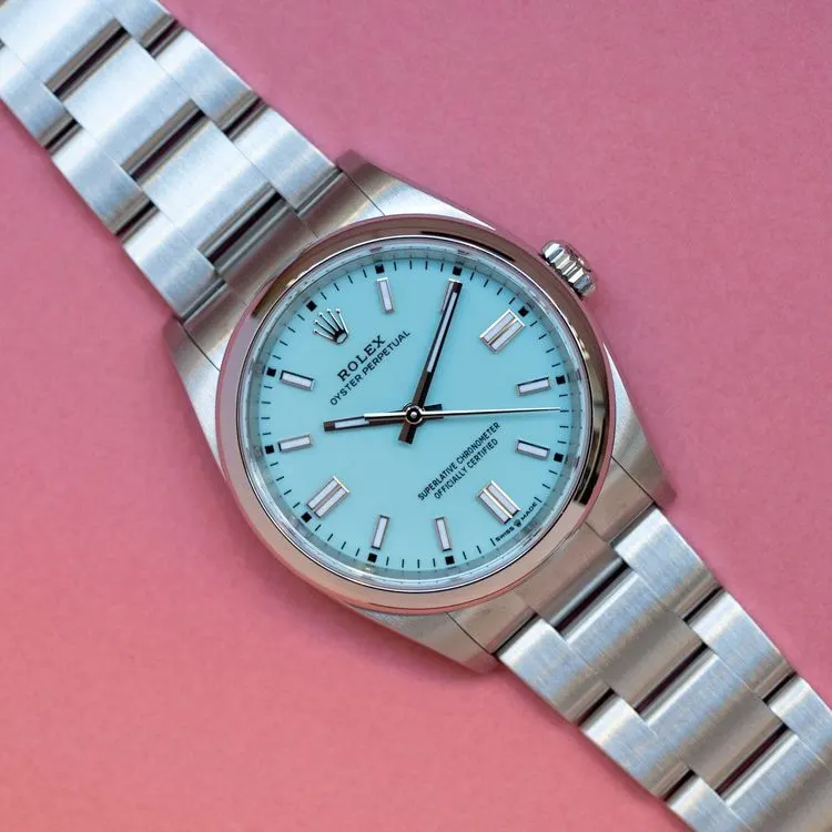 Oyster Perpetual 126000 Acier "Tiffany" – 2022