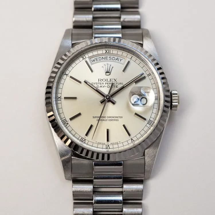 Day-Date 18239 White Gold  – 1996