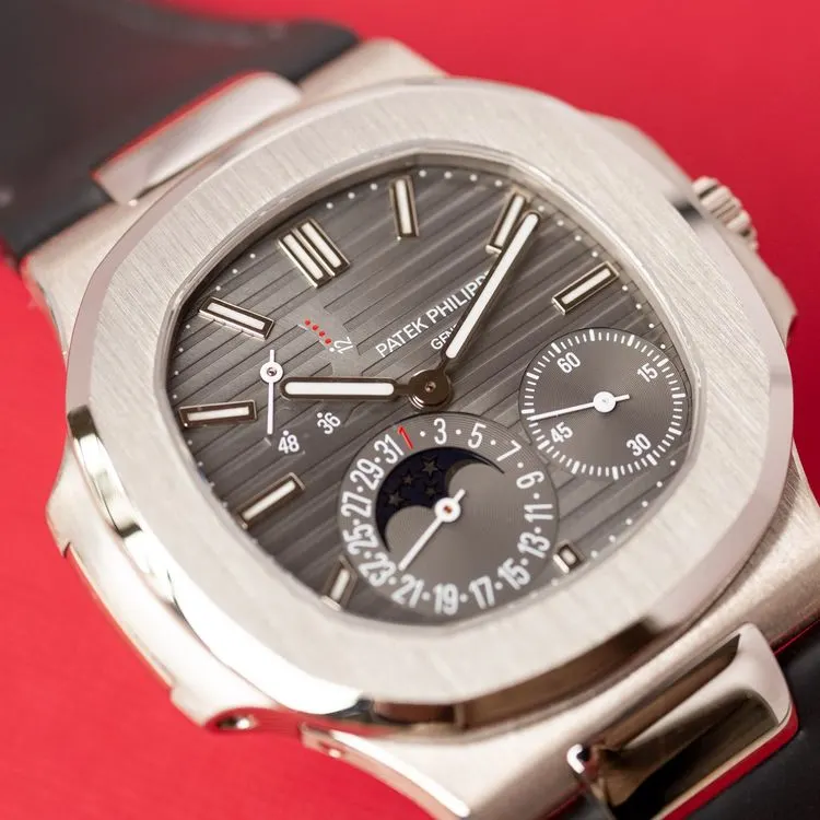 Nautilus 5712G-001 Cuir "Moon Phase" – 2008
