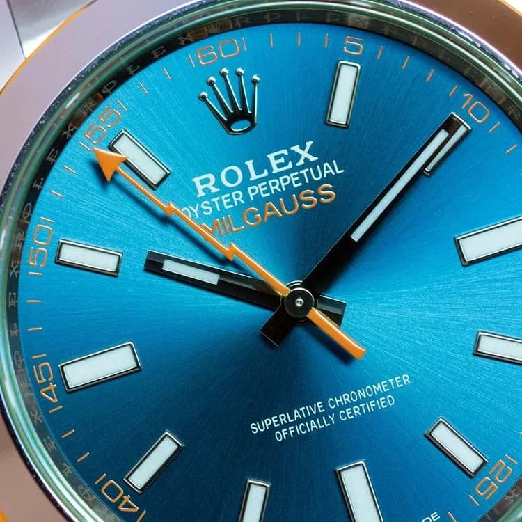 Milgauss 116400GV Acier "Z-Blue" – 2023