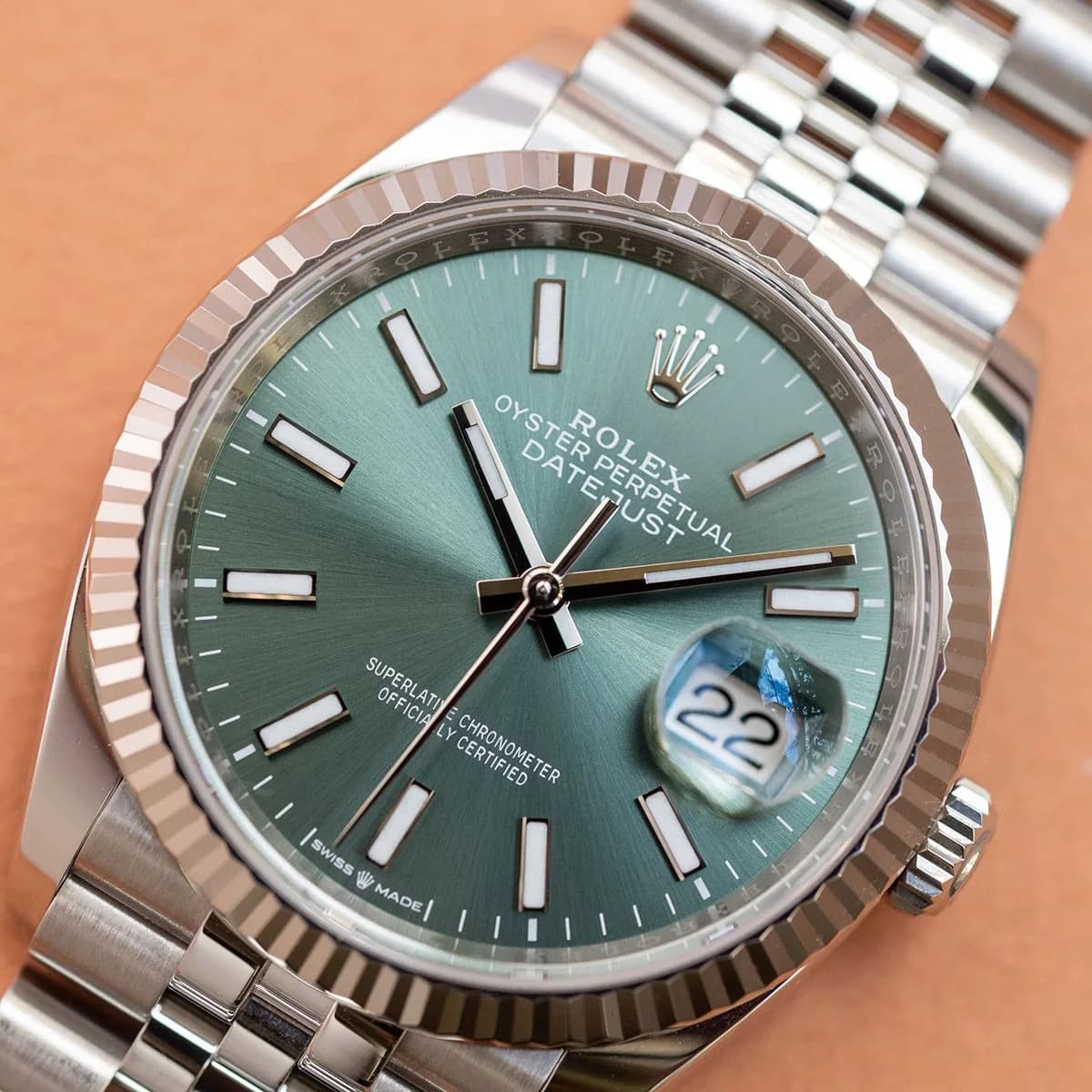Datejust 126234 Acier "Menthe" – 2022