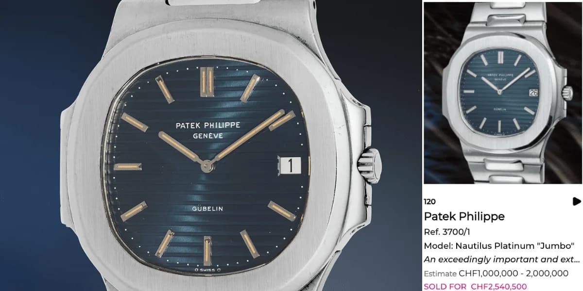 L’histoire de la Patek Philippe Nautilus 3700 : naissance d’une icône horlogère
